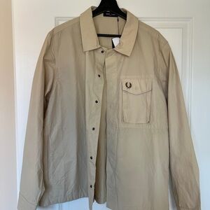 Fred Perry Beige Casual Button Down Shirt